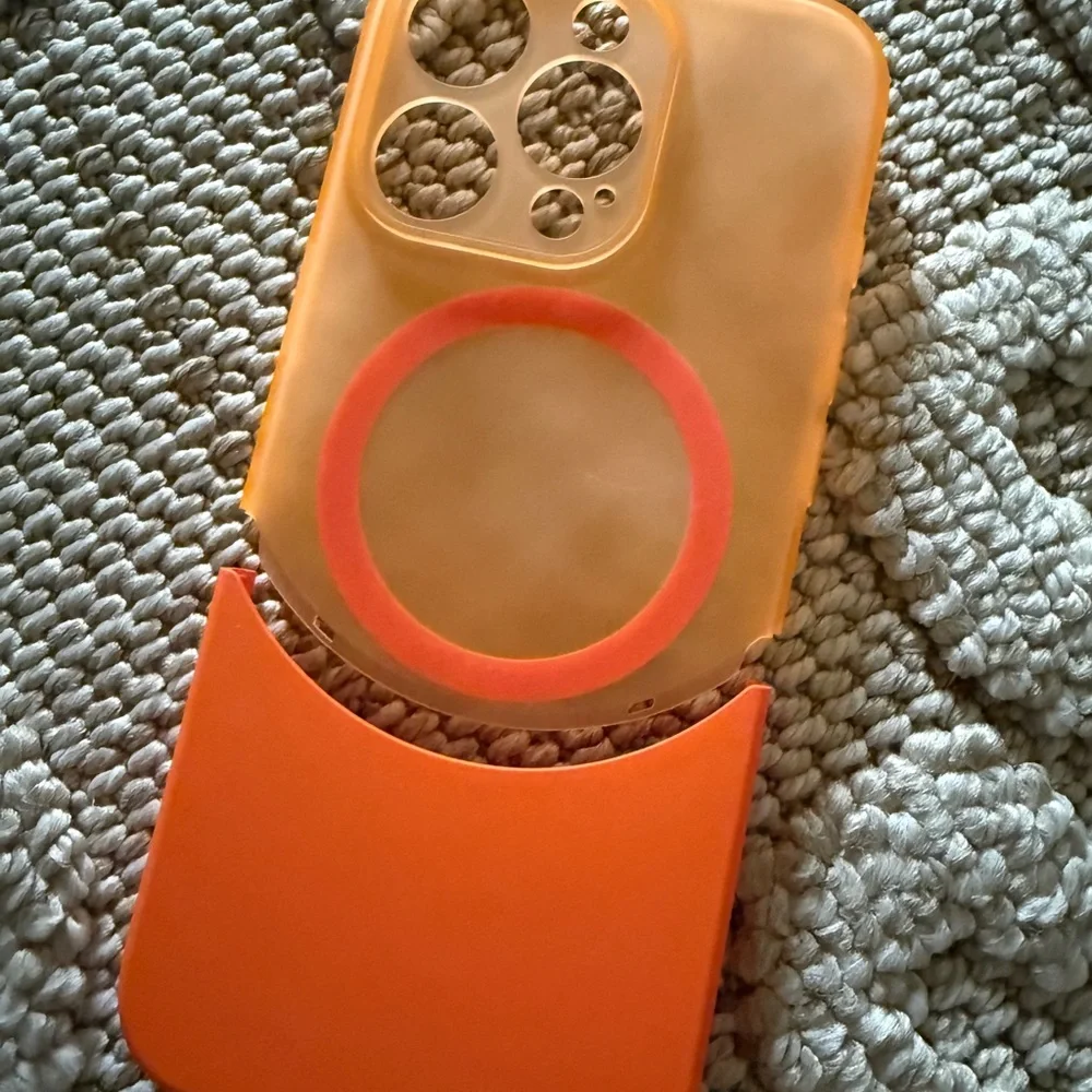 New Apple iPhone16 Pro Case (6.3 inches), Military-Grade Protection (Orange)